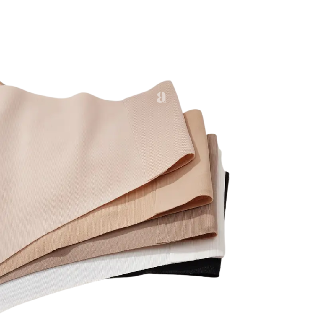 Bikini - Pack 5 panties - Color Nude y Negro